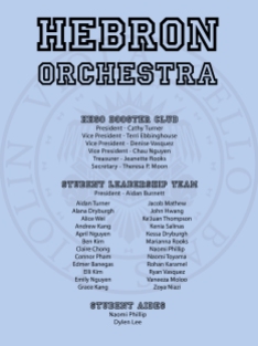 11 Hebron orchestra credits